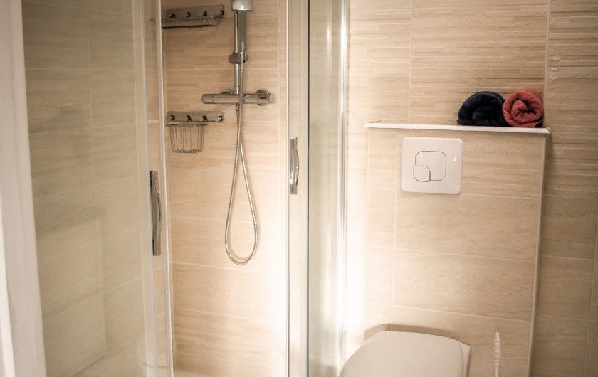 Location de vacances - Appartement à Annecy - douche et wc avec vmc