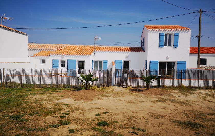 Location de vacances - Maison - Villa à Noirmoutier-en-l'Île - 2 maisons séparés L'Etincelle Bleue, Le Pilier Bleu (double impasse)