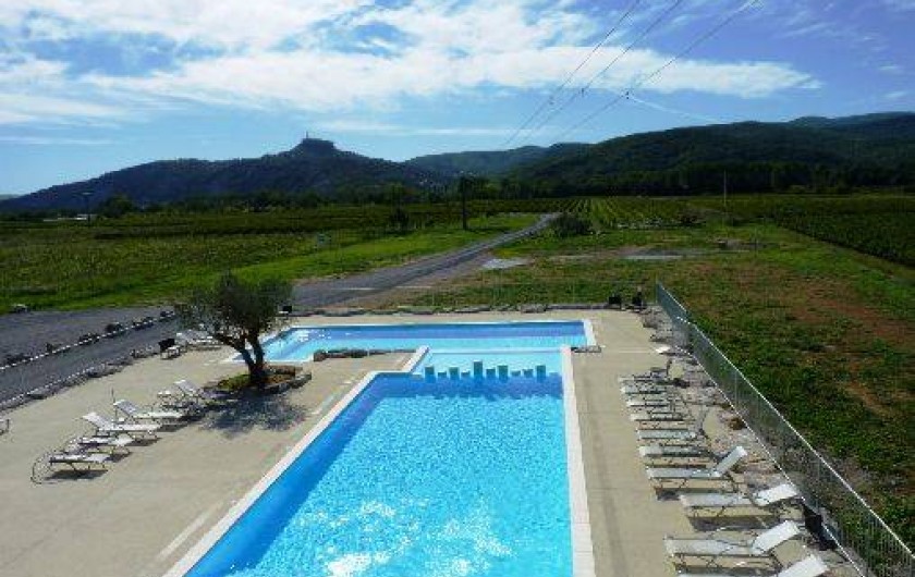 Location de vacances - Chalet à Saint-Alban-Auriolles -  Pisicne, location chalet Sud Ardèche Rev'o Thijol