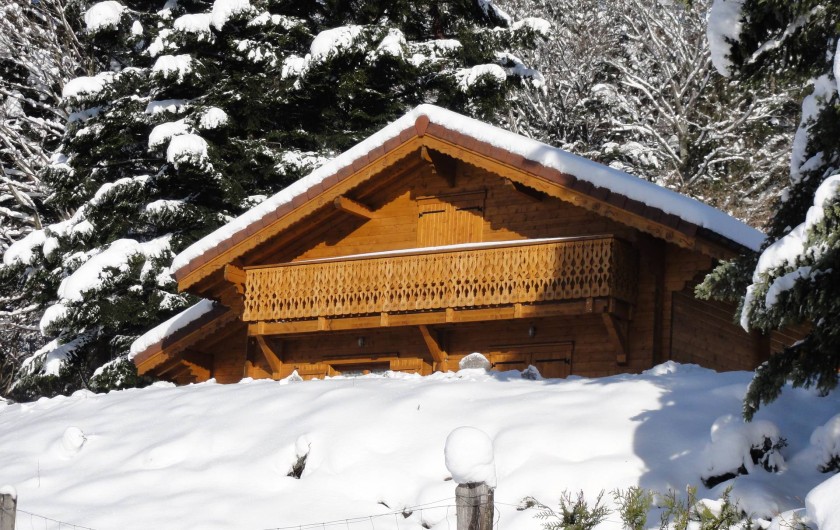 Location de vacances - Chalet à Basse-sur-le-Rupt - Le chalet "Les Bruyères" en hiver