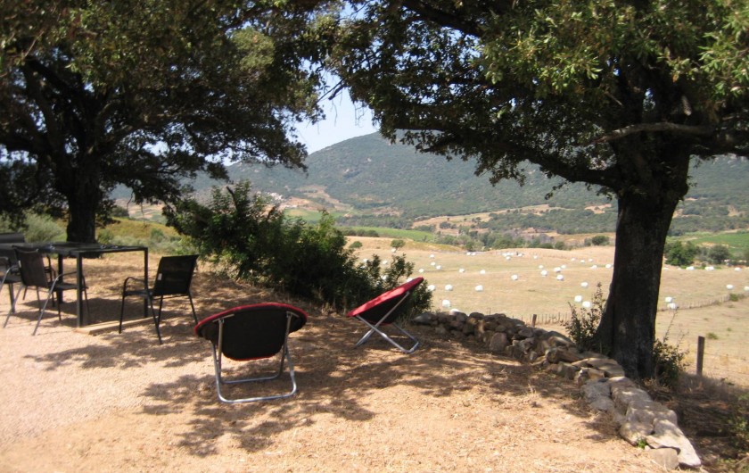 Location de vacances - Appartement à Sartène - Terrasse avec vue