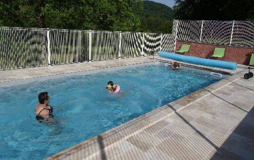 Location de vacances - Gîte à Villecomtal - la piscine