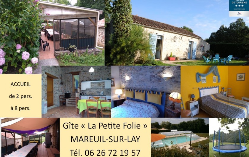 Location de vacances - Gîte à Mareuil-sur-Lay-Dissais - photos groupées