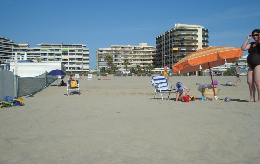 Location de vacances - Studio à Canet-en-Roussillon - la plage