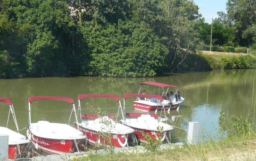 Location de vacances - Chambre d'hôtes à Villeneuve-lès-Béziers - Possibilité de louer de petits bateaux, des vélos