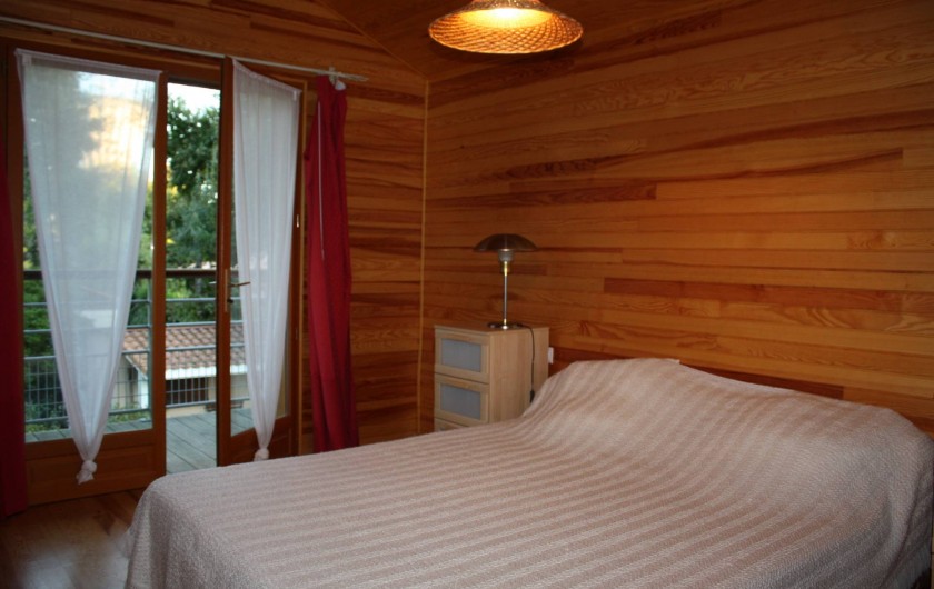 Location de vacances - Villa à Andernos-les-Bains - Chambre 2 avec balcon