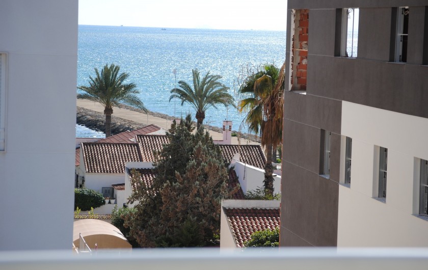 Location de vacances - Appartement à Santa Pola - vue mer de la terrasse