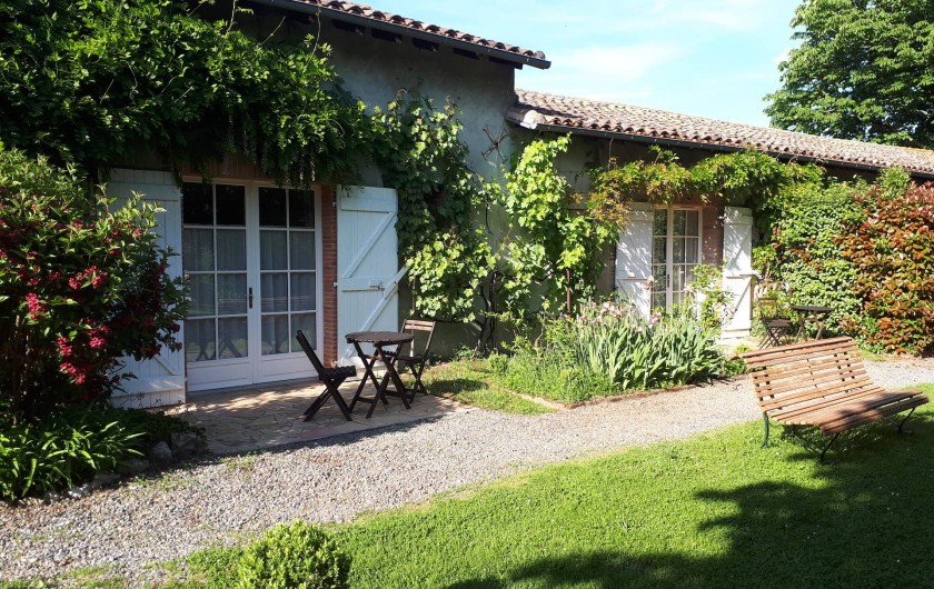 Location de vacances - Chambre d'hôtes à Saint-Thomas - Les terrasses des chambres Toulouse-Lautrec et Arcachon