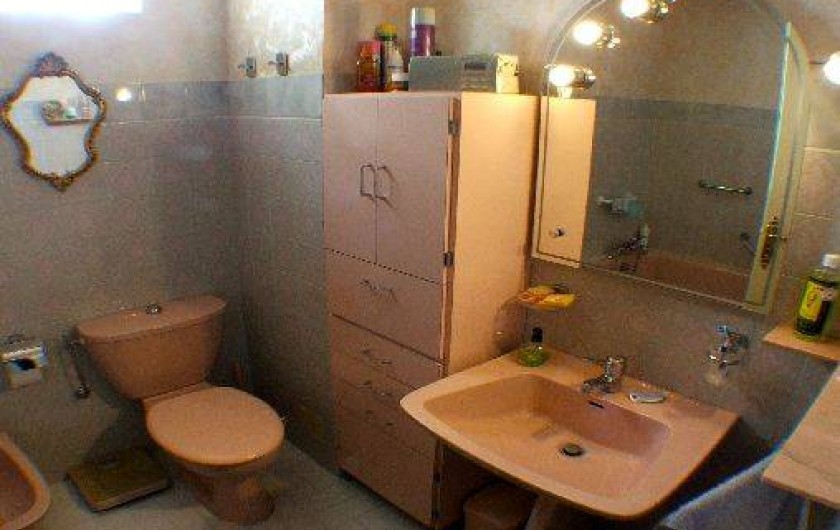 Location de vacances - Appartement à Roquebrune-Cap-Martin - salle de bain 