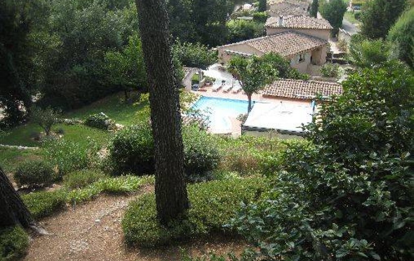 Location de vacances - Appartement à Aix-en-Provence - Vue plongeante de la propriété