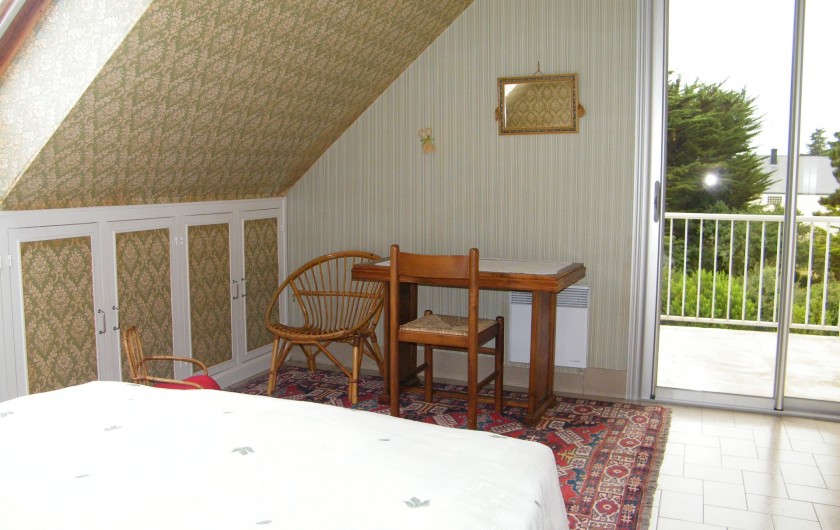 Location de vacances - Villa à Sarzeau - Grande chambre de l'étage