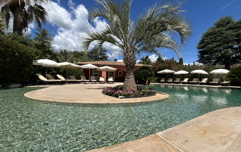 Location de vacances - Villa à Carros - Magnifique piscine-lagon