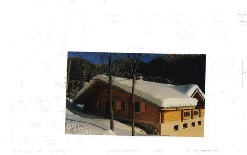 Location de vacances - Chalet à Hauteluce - vue extérieur hiver