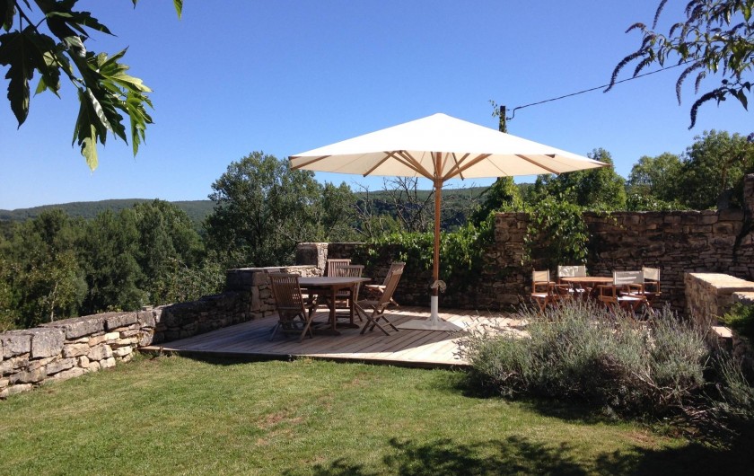 Location de vacances - Maison - Villa à Calvignac - La terrasse
