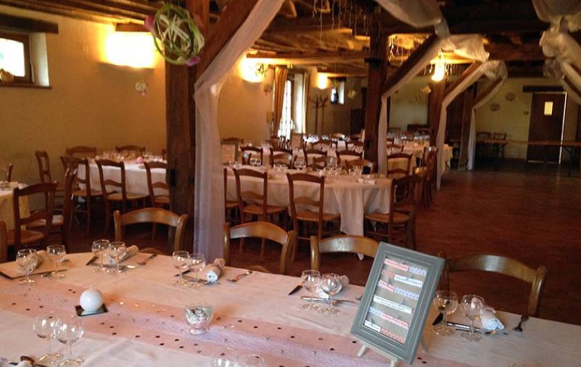 Location de vacances - Chambre d'hôtes à Champignelles - Tables pour un Mariage