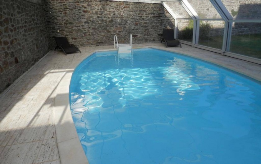 Location de vacances - Maison - Villa à Pontorson - Piscine couverte chauffée à 30°
