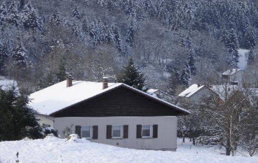 Location de vacances - Maison - Villa à Ban-sur-Meurthe-Clefcy - Coté forêt et prairie hiver