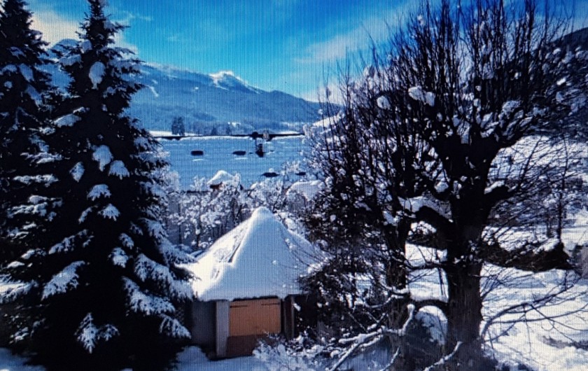 Location de vacances - Maison - Villa à Villard-de-Lans - Vue sur jardin - hiver