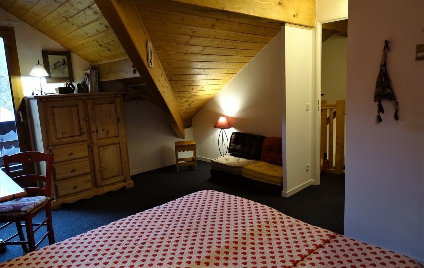 Location de vacances - Appartement à Station de Risoul 1850 - Grande chambre du Lynx