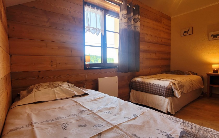 Location de vacances - Gîte à Sapois - chambre 8 avec 2 lits simple