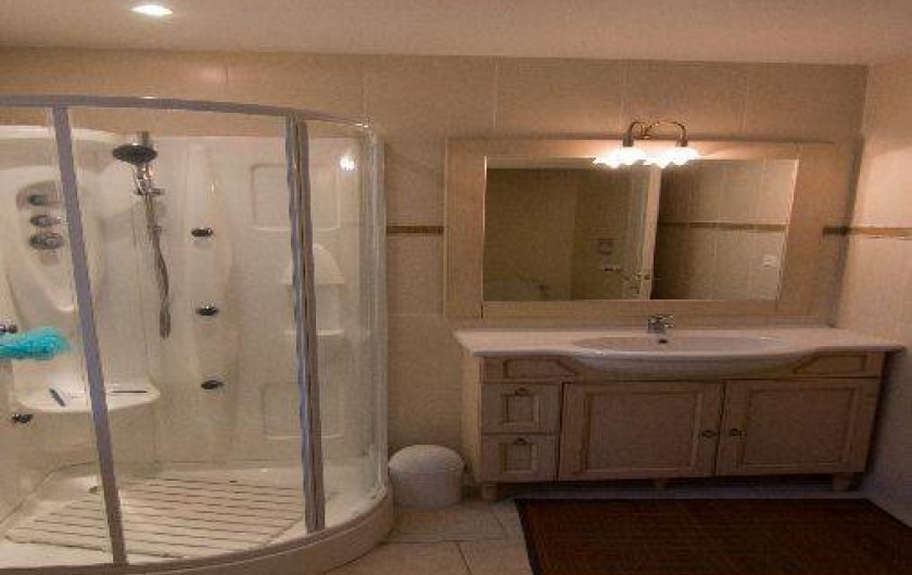 Location de vacances - Gîte à Montfaucon-Montigné - salle de bain avec WC indépendant RDC