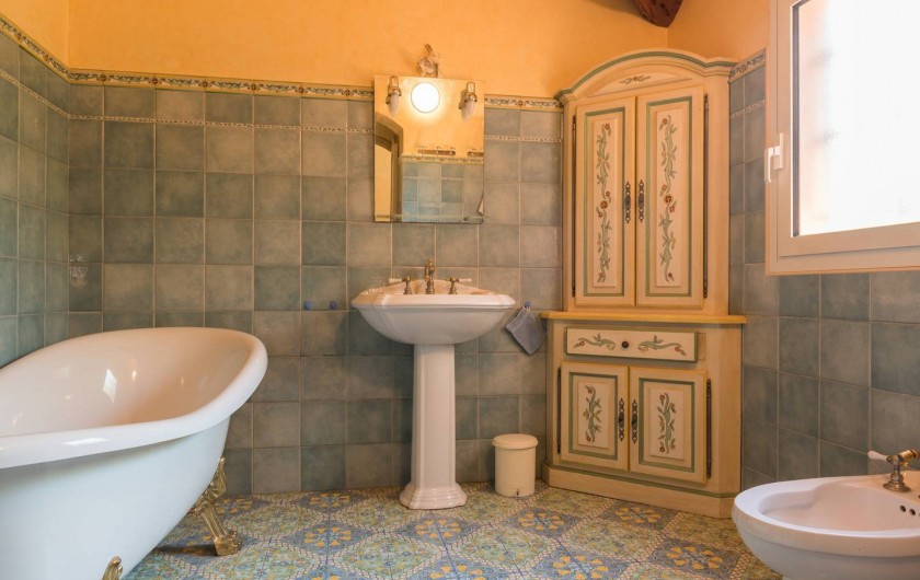Location de vacances - Villa à La Cadière-d'Azur - salle de bain
