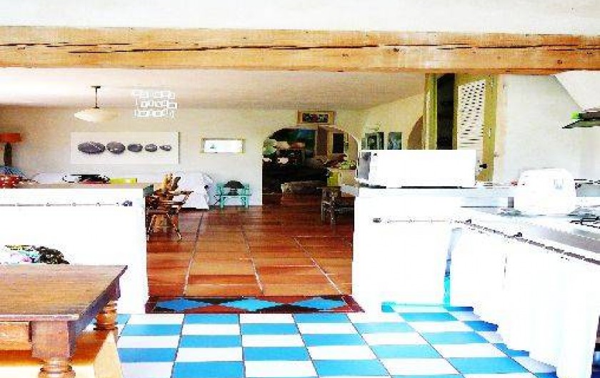 Location de vacances - Villa à Saignon - cuisine salle à manger