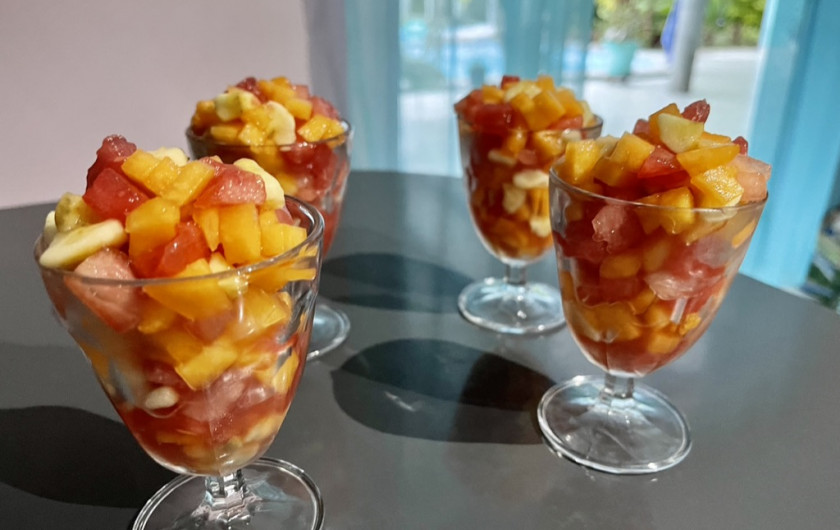 Location de vacances - Gîte à Le Gosier - petit déjeuner sur place