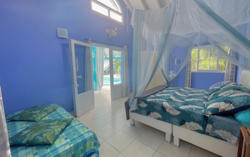Location de vacances - Gîte à Le Gosier - Chambre XL 99€ la nuit pour 2 personnes + 35€  la nuit pour une 3em personne