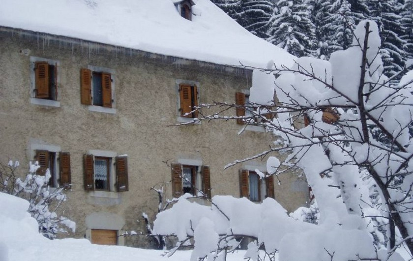 Location de vacances - Appartement à Morzine - le château en hiver