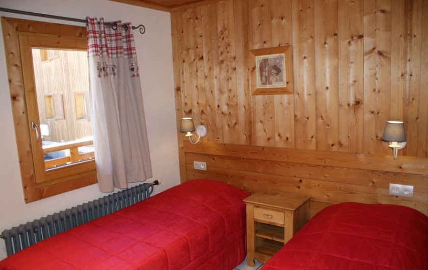 Location de vacances - Appartement à Méribel - Fougères 2 - Chambre 2 lits simples