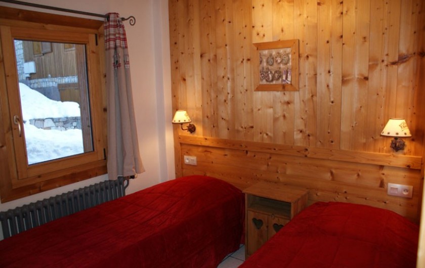 Location de vacances - Appartement à Méribel - Fougères 1 - Chambre 2 lits simples