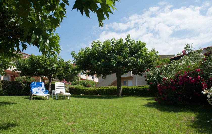 Location de vacances - Appartement à Lumio - Jardin