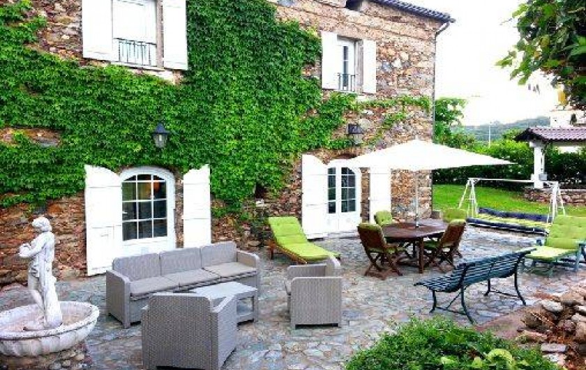 Location de vacances - Villa à Moriani-Plage - Terrasse de 100 m2