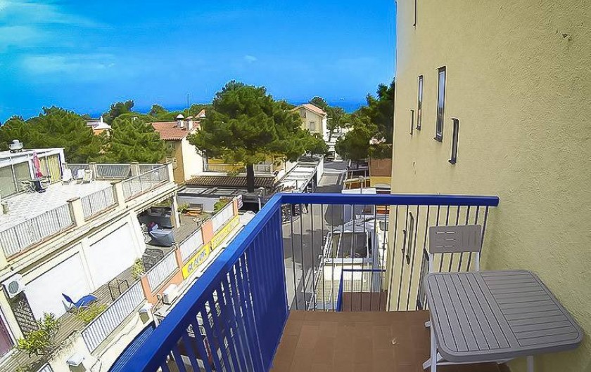 Location de vacances - Appartement à Argelès-sur-Mer - Balcon côté mer