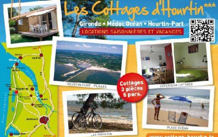 Location de vacances - Maison - Villa à Hourtin - Les cottages d'hourtin*** Médoc Océan - (33) Gironde