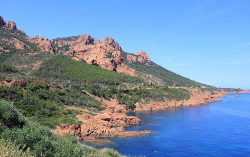 Location de vacances - Bungalow - Mobilhome à Cannes - Massif de l'Esterel et ses criques