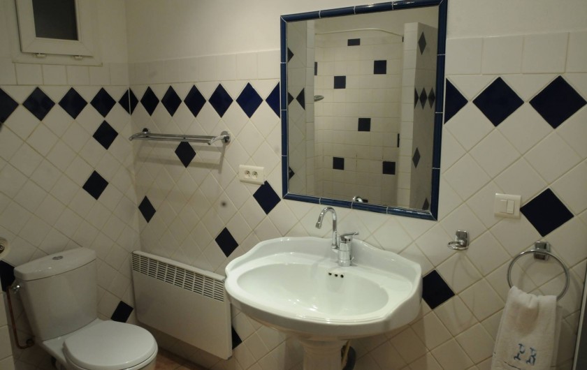 Location de vacances - Mas à Althen-des-Paluds - Salle de bain avec douche et WC