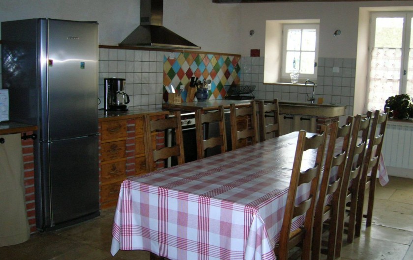 Location de vacances - Gîte à Chantraines - Grande cuisine/ salle à manger