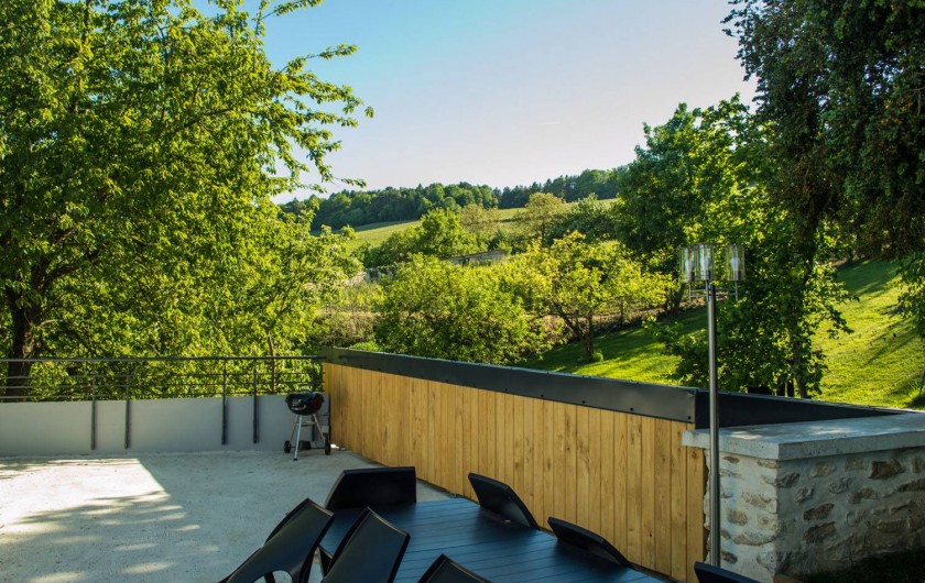 Location de vacances - Gîte à Essômes-sur-Marne - la terrasse   vue sur le vignoble champenois