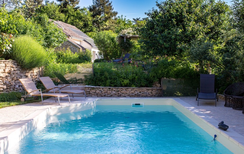 Location de vacances - Chambre d'hôtes à Beaune - La piscine de La Terre d'Or