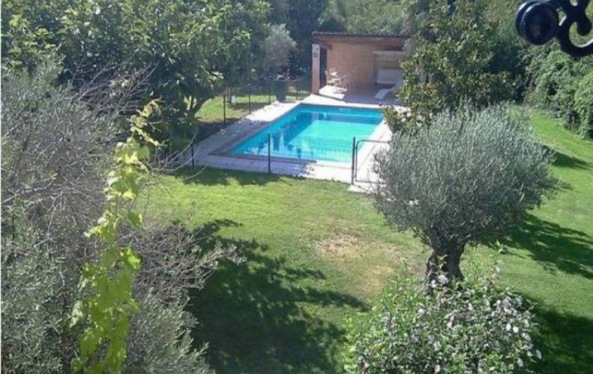 Location de vacances - Maison - Villa à Aix-en-Provence - Vue piscine