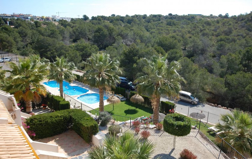Location de vacances - Appartement à Orihuela Costa - Vue sur le golf et piscine