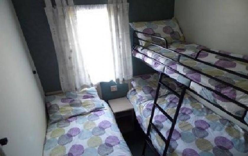 Location de vacances - Camping à La Palmyre - Chambre enfants : 3 couchages modulables