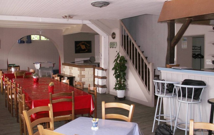 Location de vacances - Gîte à Saint-Aubin-sur-Mer - salle à manger