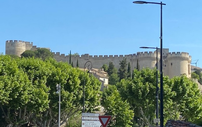 Fort Saint André tout proche d'Avignon mais à l'abri du tumulte