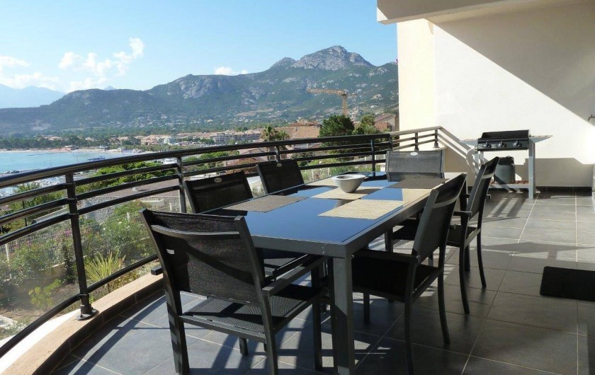 Location de vacances - Appartement à Calvi - Balcon Loggia 26 m²