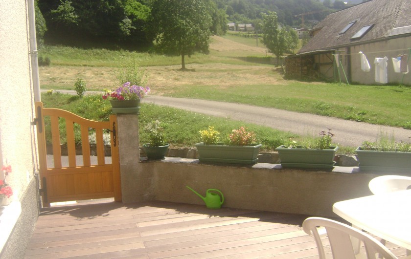 Location de vacances - Appartement à Esterre - VUE de la terrasse N°1