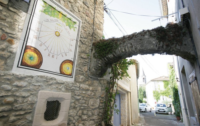 Location de vacances - Maison - Villa à Saint-Martin-d'Ardèche - rue piétonne