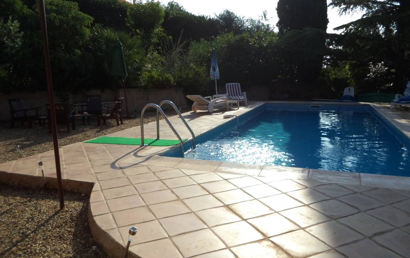 Location de vacances - Villa à Mandelieu-la-Napoule - piscine